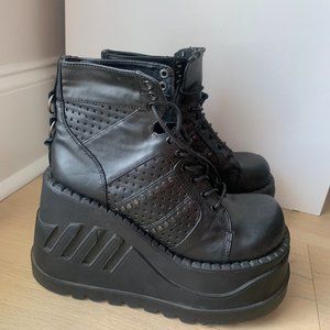 Demonia Black Platform Boots